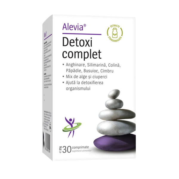 Detoxi Complet - detoxifiant Alevia - 30 comprimate